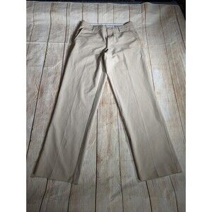 Footjoy Pants Mens 30x32 Beige Golf Performance Flat Front Stretch Lightweight